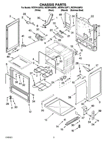 03 - Chassis Parts parts for Whirlpool Range WERP4120PS1 from AppliancePartsPros.com