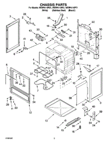 03 - Chassis Parts parts for Whirlpool Range WERP4110PQ1 from AppliancePartsPros.com
