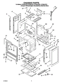 04 - Chassis Parts parts for Whirlpool Range SF369LEPS1 from AppliancePartsPros.com