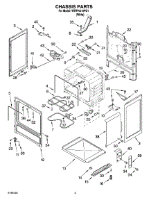 03 - Chassis Parts parts for Whirlpool Range WERP4210PQ1 from AppliancePartsPros.com