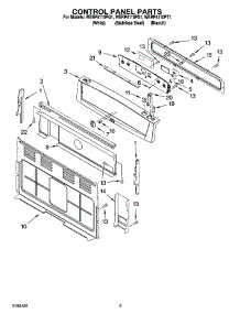 04 - Control Panel Parts parts for Whirlpool Range WERP4110PS1 from AppliancePartsPros.com