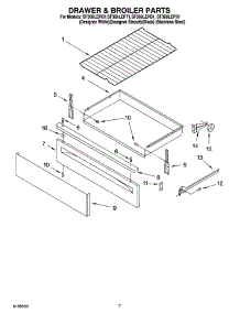 05 - Drawer & Broiler Parts parts for Whirlpool Range SF369LEPT1 from AppliancePartsPros.com