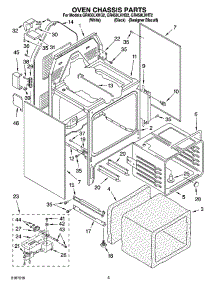 04 - Oven Chassis Parts parts for Whirlpool Range GR450LXHT2 from AppliancePartsPros.com