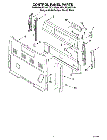 02 - Control Panel Parts parts for Whirlpool Range RF369LXPQ1 from AppliancePartsPros.com