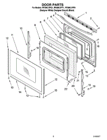 05 - Door Parts, Optional Parts parts for Whirlpool Range RF369LXPQ1 from AppliancePartsPros.com