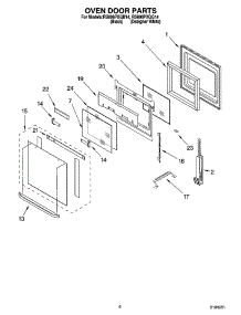 04 - Oven Door Parts parts for Whirlpool Range RS696PXGQ14 from AppliancePartsPros.com