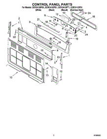 02 - Control Panel Parts parts for Whirlpool Range GERC4120PT1 from AppliancePartsPros.com