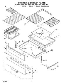04 - Drawer & Broiler Parts parts for Whirlpool Range GR478LXPQ1 from AppliancePartsPros.com