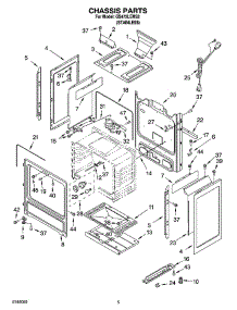 04 - Chassis Parts parts for Whirlpool Range GS475LEMS2 from AppliancePartsPros.com