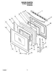 05 - Door Parts parts for Whirlpool Range GS475LEMS2 from AppliancePartsPros.com