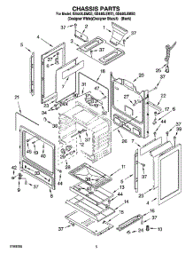 04 - Chassis Parts parts for Whirlpool Range GS440LEMQ3 from AppliancePartsPros.com