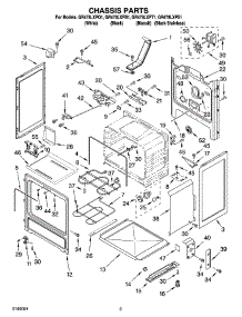 03 - Chassis Parts parts for Whirlpool Range GR478LXPB1 from AppliancePartsPros.com