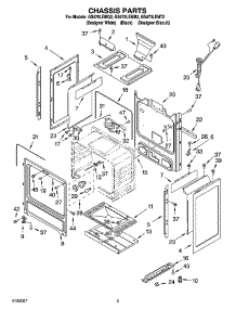 04 - Chassis Parts parts for Whirlpool Range GS470LEMT2 from AppliancePartsPros.com