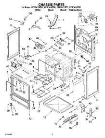 03 - Chassis Parts parts for Whirlpool Range GERC4120PB1 from AppliancePartsPros.com
