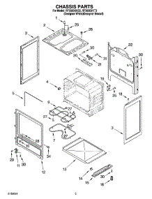 03 - Chassis Parts parts for Whirlpool Range RF3020XKT3 from AppliancePartsPros.com