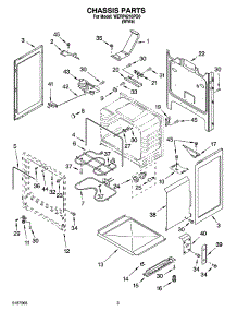 03 - Chassis Parts parts for Whirlpool Range WERP4210PQ0 from AppliancePartsPros.com