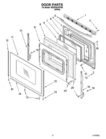 05 - Door Parts, Optional Parts (Not Included) parts for Whirlpool Range WERP4210PQ0 from AppliancePartsPros.com