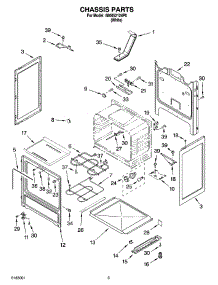 03 - Chassis Parts parts for Whirlpool Range 880652124P0 from AppliancePartsPros.com