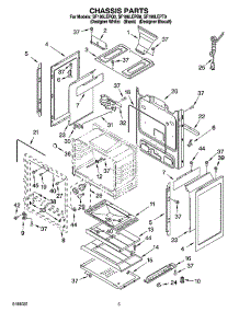 04 - Chassis Parts parts for Whirlpool Range SF196LEPQ0 from AppliancePartsPros.com