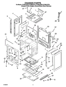 04 - Chassis Parts parts for Whirlpool Range SF380LEPQ0 from AppliancePartsPros.com