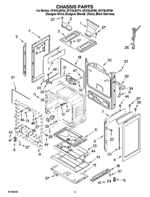 04 - Chassis Parts parts for Whirlpool Range SF378LEPS0 from AppliancePartsPros.com
