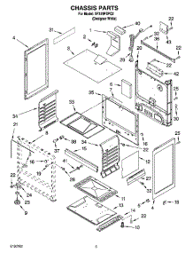 04 - Chassis Parts parts for Whirlpool Range SF315PEPQ2 from AppliancePartsPros.com