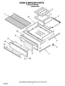 05 - Oven & Broiler Parts parts for Whirlpool Range SF315PEPQ2 from AppliancePartsPros.com