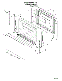 06 - Door Parts, Miscellaneous Parts parts for Whirlpool Range SF315PEPQ2 from AppliancePartsPros.com