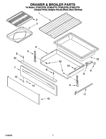 05 - Drawer & Broiler Parts parts for Whirlpool Range SF380LEPT0 from AppliancePartsPros.com