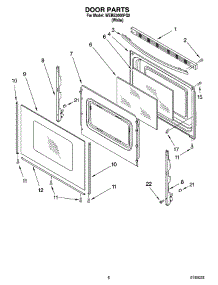 05 - Door Parts, Optional Parts parts for Whirlpool Range WERE3000PQ2 from AppliancePartsPros.com