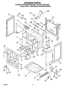 03 - Chassis Parts parts for Whirlpool Range RF378LXPT0 from AppliancePartsPros.com