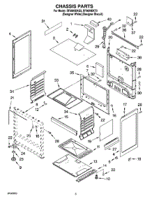 04 - Chassis Parts parts for Whirlpool Range SF3020EKT3 from AppliancePartsPros.com