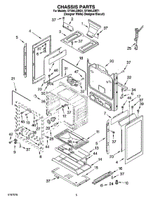 04 - Chassis Parts parts for Whirlpool Range SF380LEMQ1 from AppliancePartsPros.com
