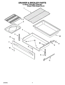 05 - Drawer & Broiler Parts parts for Whirlpool Range SF380LEMQ1 from AppliancePartsPros.com