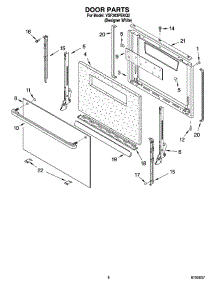 06 - Door Parts, Miscellaneous Parts parts for Whirlpool Range VSF303PEKQ2 from AppliancePartsPros.com