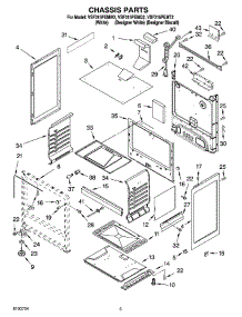 04 - Chassis Parts parts for Whirlpool Range VSF315PEMQ2 from AppliancePartsPros.com