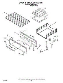 05 - Oven & Broiler Parts parts for Whirlpool Range SF303PEPQ1 from AppliancePartsPros.com