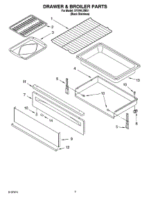 05 - Drawer & Broiler Parts parts for Whirlpool Range SF379LEMS1 from AppliancePartsPros.com
