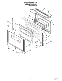 06 - Door Parts, Miscellaneous Parts parts for Whirlpool Range SF379LEMS1 from AppliancePartsPros.com