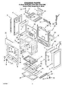 04 - Chassis Parts parts for Whirlpool Range GS440LEMQ2 from AppliancePartsPros.com