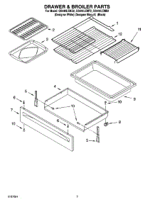 05 - Drawer & Broiler Parts parts for Whirlpool Range GS440LEMQ2 from AppliancePartsPros.com