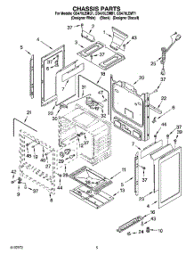 04 - Chassis Parts parts for Whirlpool Range GS470LEMT1 from AppliancePartsPros.com