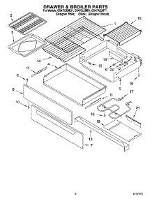 06 - Drawer & Broiler Parts, Miscellaneous Parts parts for Whirlpool Range GS470LEMT1 from AppliancePartsPros.com