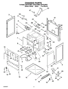 03 - Chassis Parts parts for Whirlpool Range GR470LXMB0 from AppliancePartsPros.com