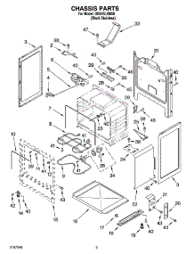 03 - Chassis Parts parts for Whirlpool Range GR475LXMS0 from AppliancePartsPros.com
