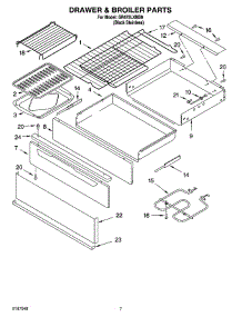 05 - Drawer & Broiler Parts, Miscellaneous Parts parts for Whirlpool Range GR475LXMS0 from AppliancePartsPros.com