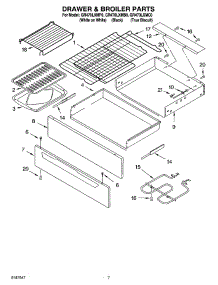 05 - Drawer & Broiler Parts, Miscellaneous Parts parts for Whirlpool Range GR470LXMP0 from AppliancePartsPros.com