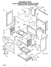 04 - Chassis Parts parts for Whirlpool Range SF315PEMQ1 from AppliancePartsPros.com
