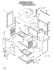 04 - Chassis Parts parts for Whirlpool Range SF3020EKT2 from AppliancePartsPros.com