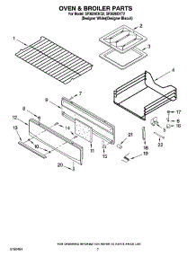 05 - Oven & Broiler Parts parts for Whirlpool Range SF3020EKQ2 from AppliancePartsPros.com